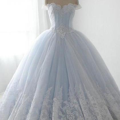 Elegant Ball Gown Tulle Wedding Dresses,ball Gown..