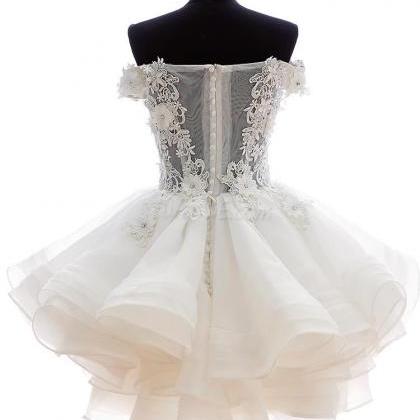 Ivory Homecoming Dresses,appliques Beaded..